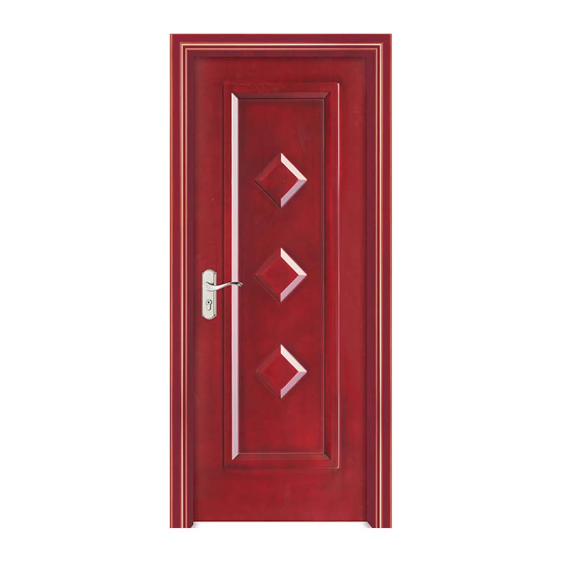 2021 China houten enkele deur met smart lock veiligheidsdeuren in chaina schilderij oppervlaktebehandeling