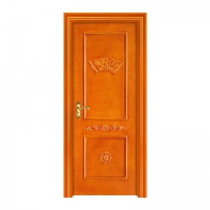 2021 China eenvoudige houten deur met buitendeur geschilderde deur voor commercieel goedkoop